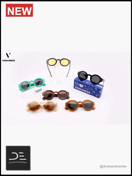 Vintage Round Polarized Sunglasses for Women Men Retro Circle Shades main image 4